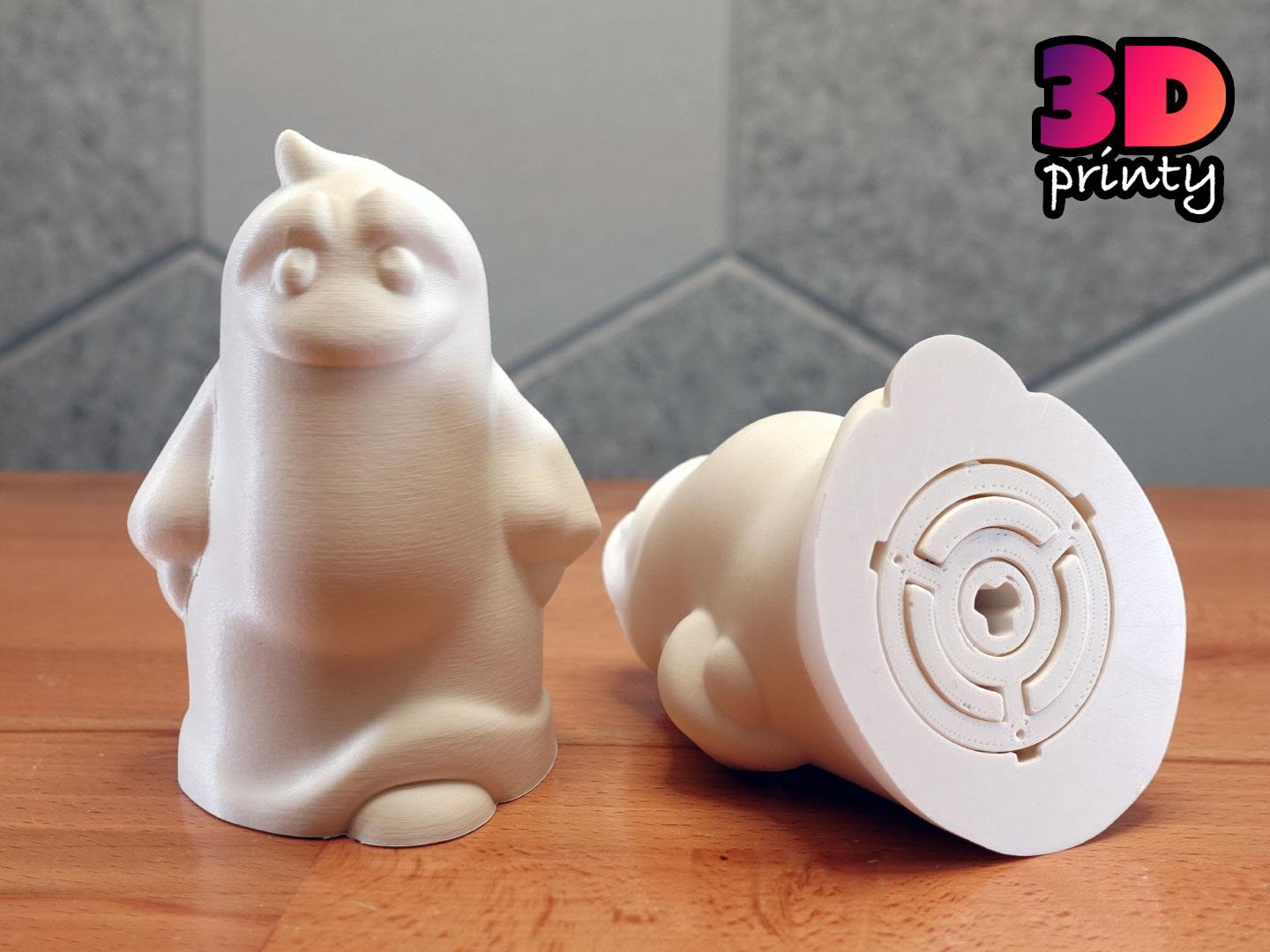 Print-in-Place Ghost Puzzle 3d model