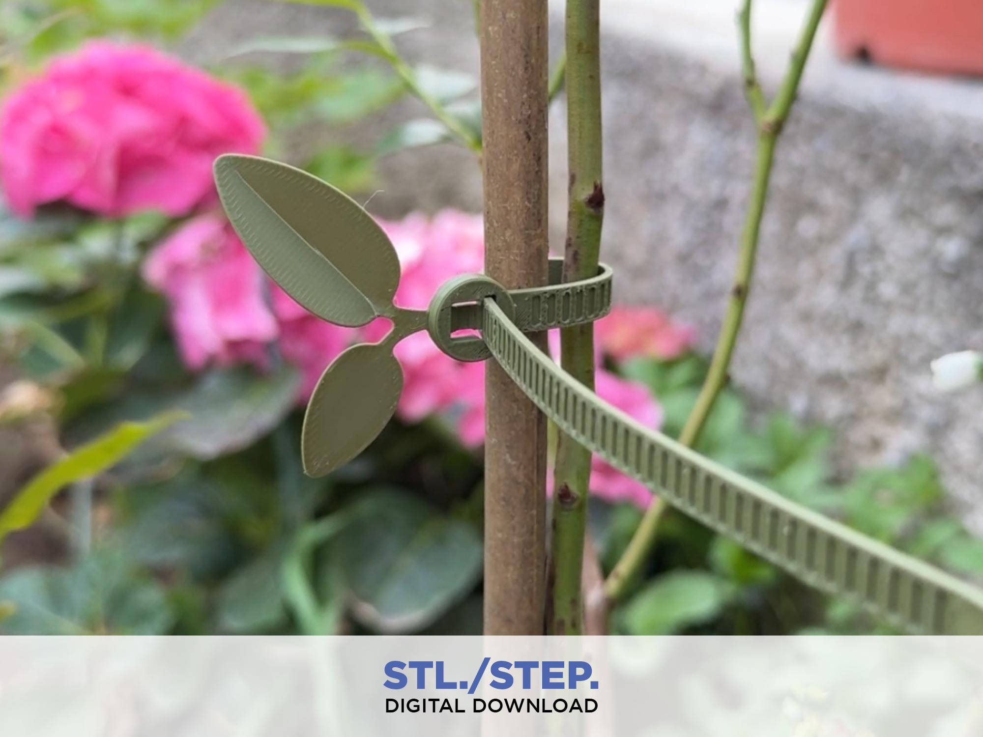 Leaf Tie, gardening zip ties. 3d model