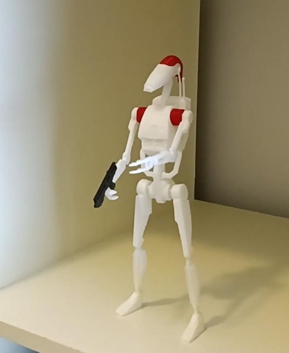 Star Wars B1 Battle Droid 2.0 Kit Card  - I made a video a while ago about this one you can see it here. https://youtu.be/kzjB5C3I9Kg
 - 3d model