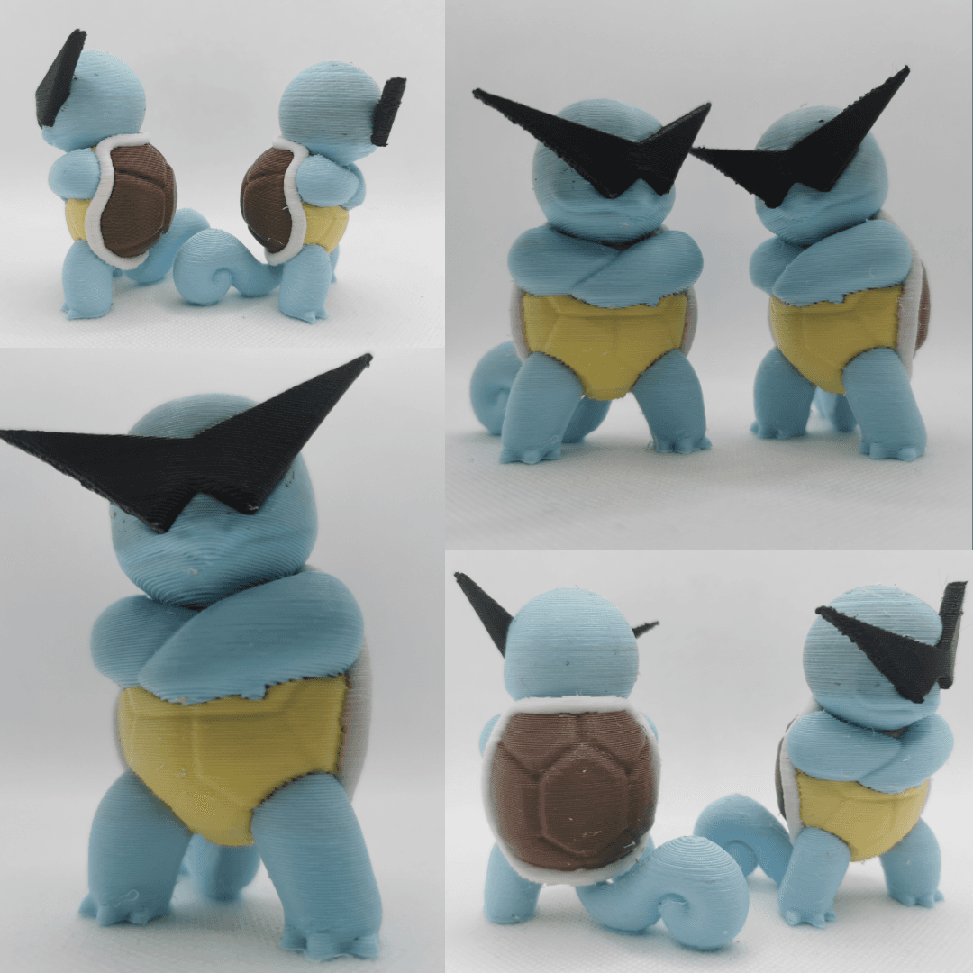 Squirtle with Shades - Pokemon - Fan Art - Awesome model! Printed with Polymaker Polyterra PLA - 3d model