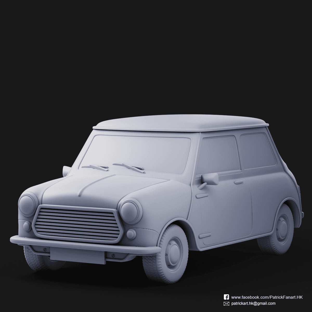Mini car 3d model