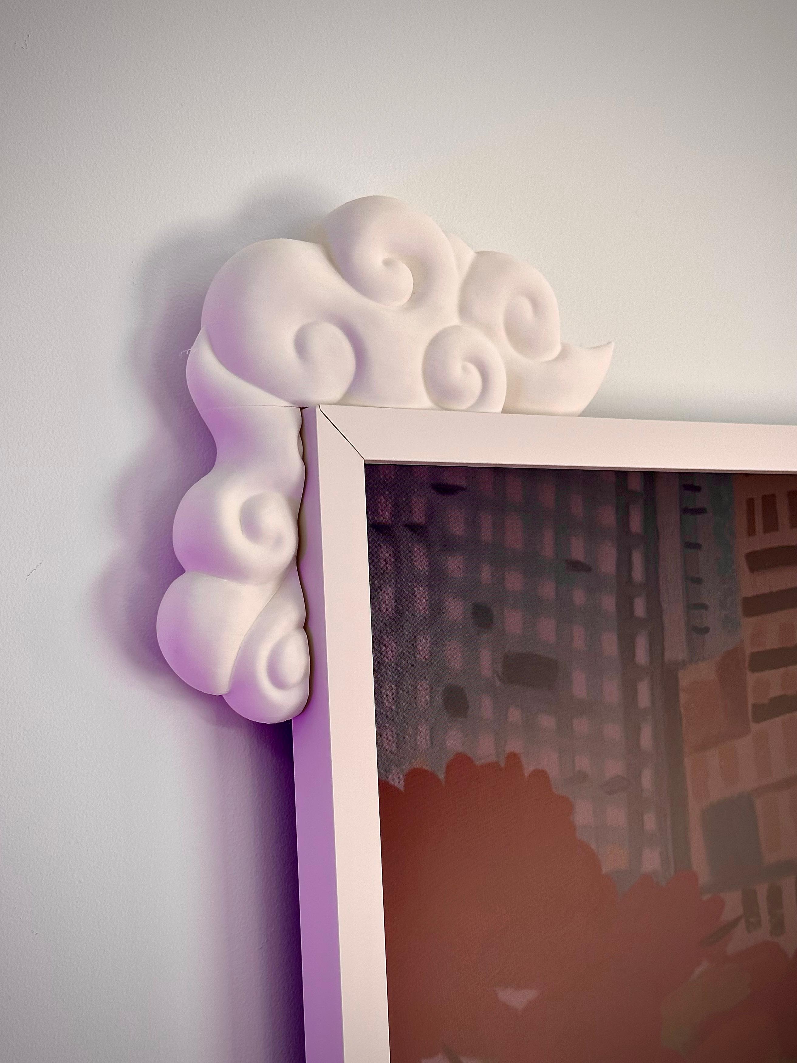 Cloud Corner Decor 3d model