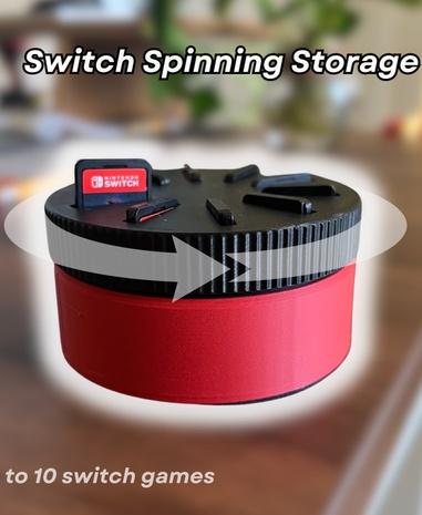 Switch Games Storage Container 3d model