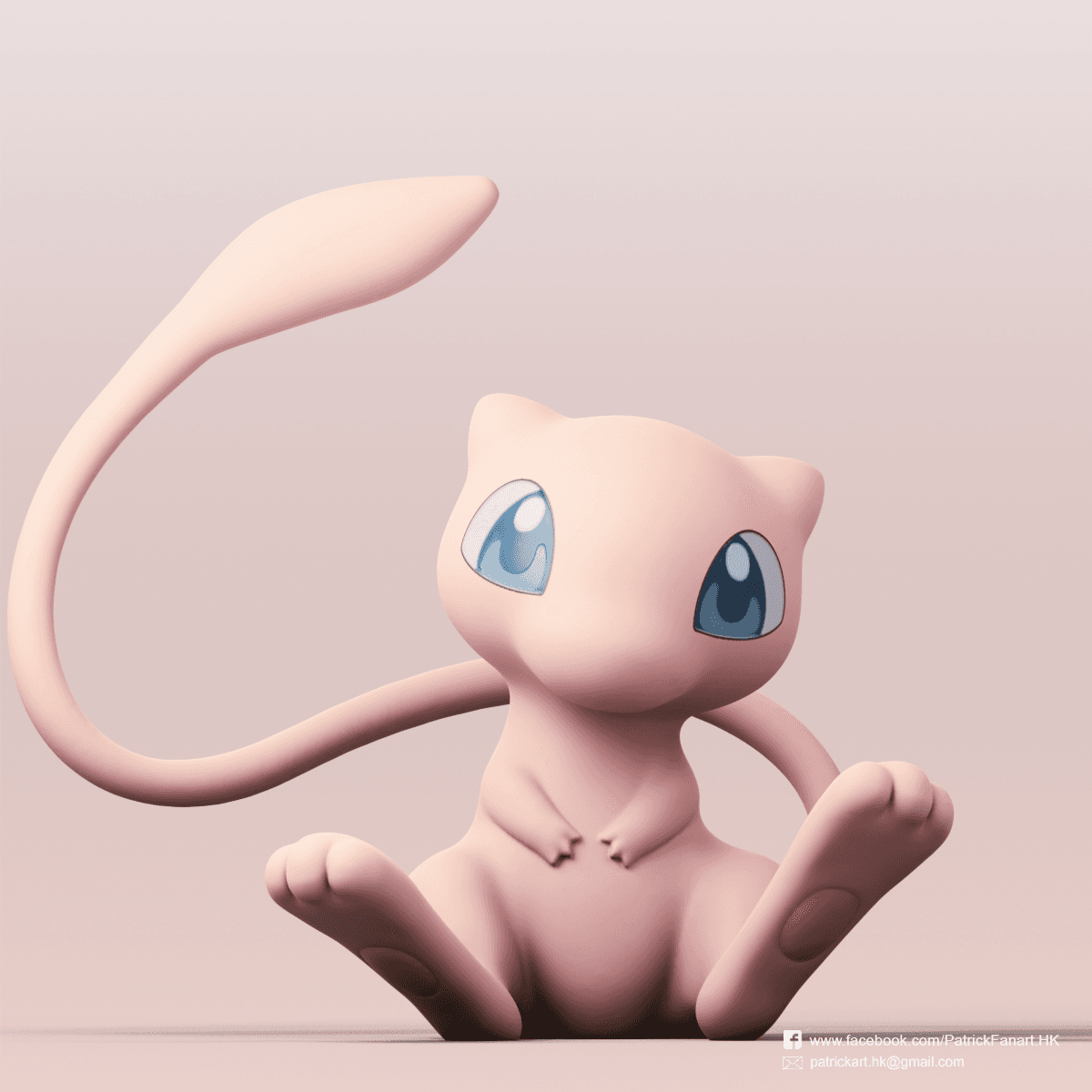 Mew(Pokémon) 3d model