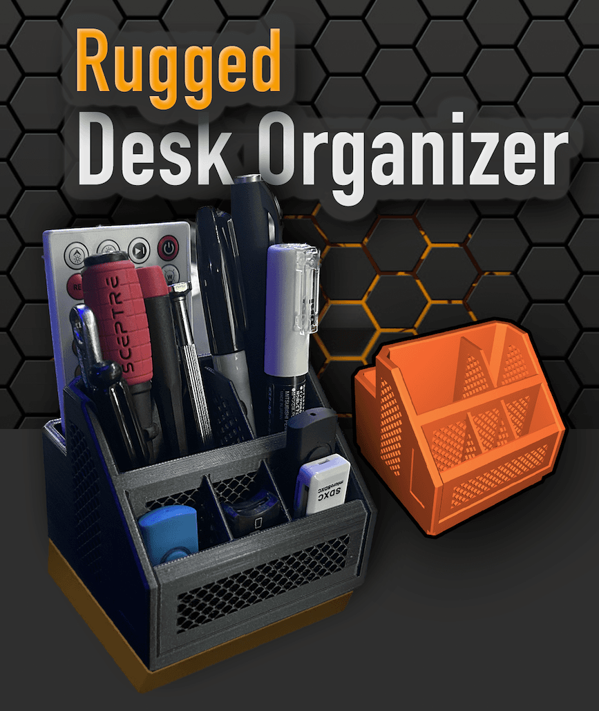 RUGGED DESKTOP ORGANIZER - Full Version 3d model