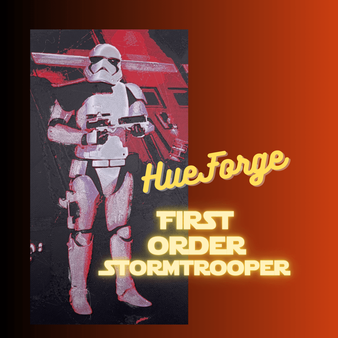 Star Wars First Order Stormtrooper Sergeant - HueForge 3d model