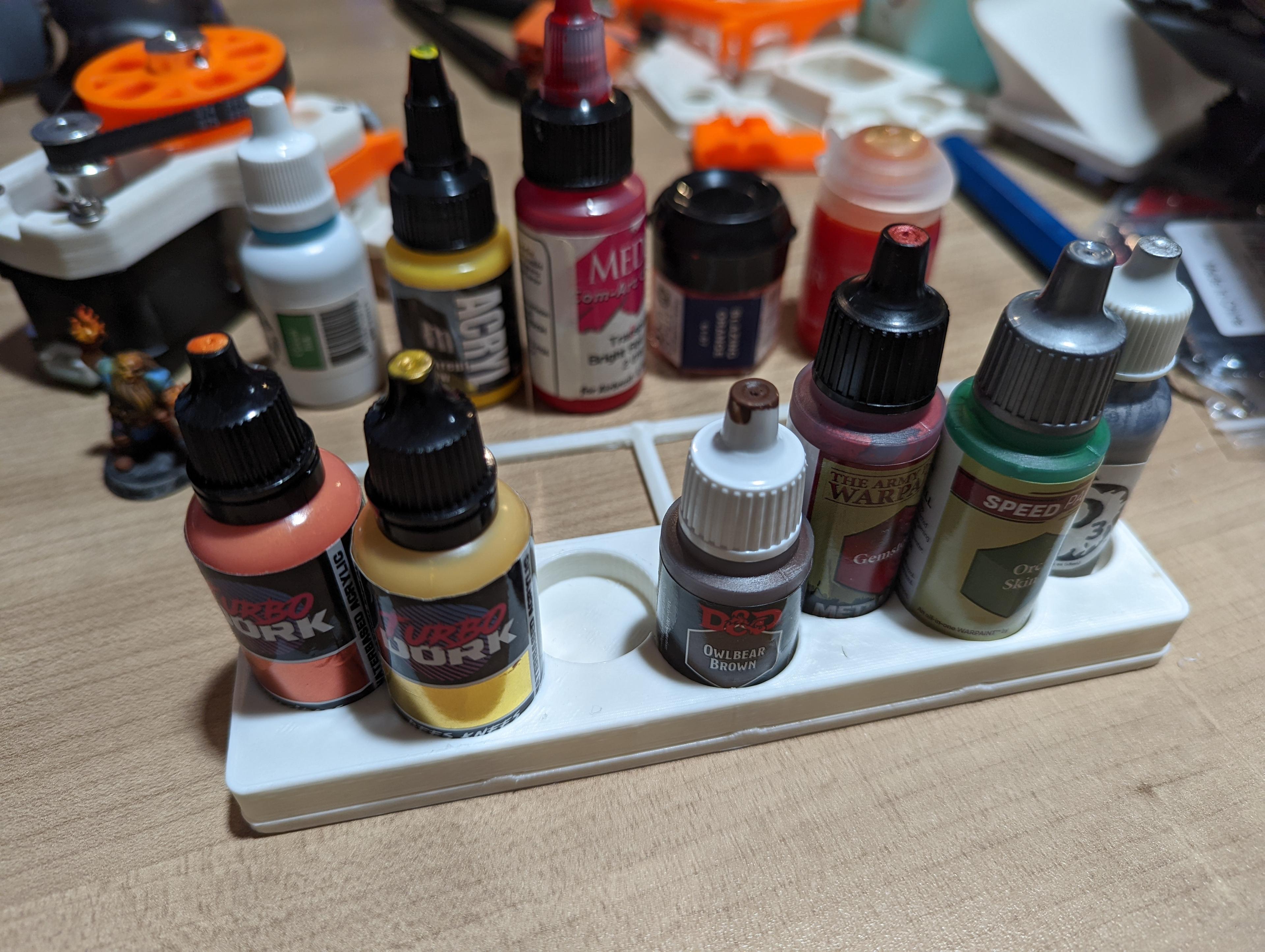 #Gridfinity slim Paint Shelf 3d model