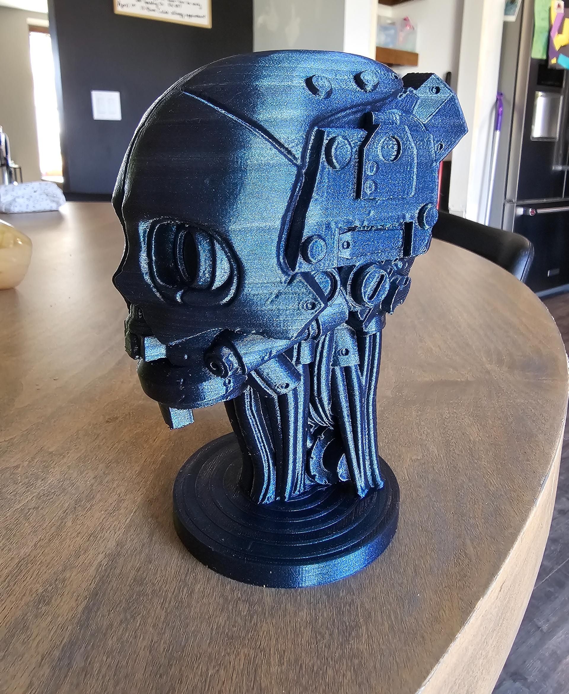 Automaton Head - Hell Divers 2 - Fan Art 3d model