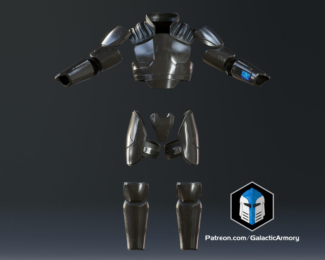 Helldivers 2 Armor - Exterminator - 3D Print Files 3d model