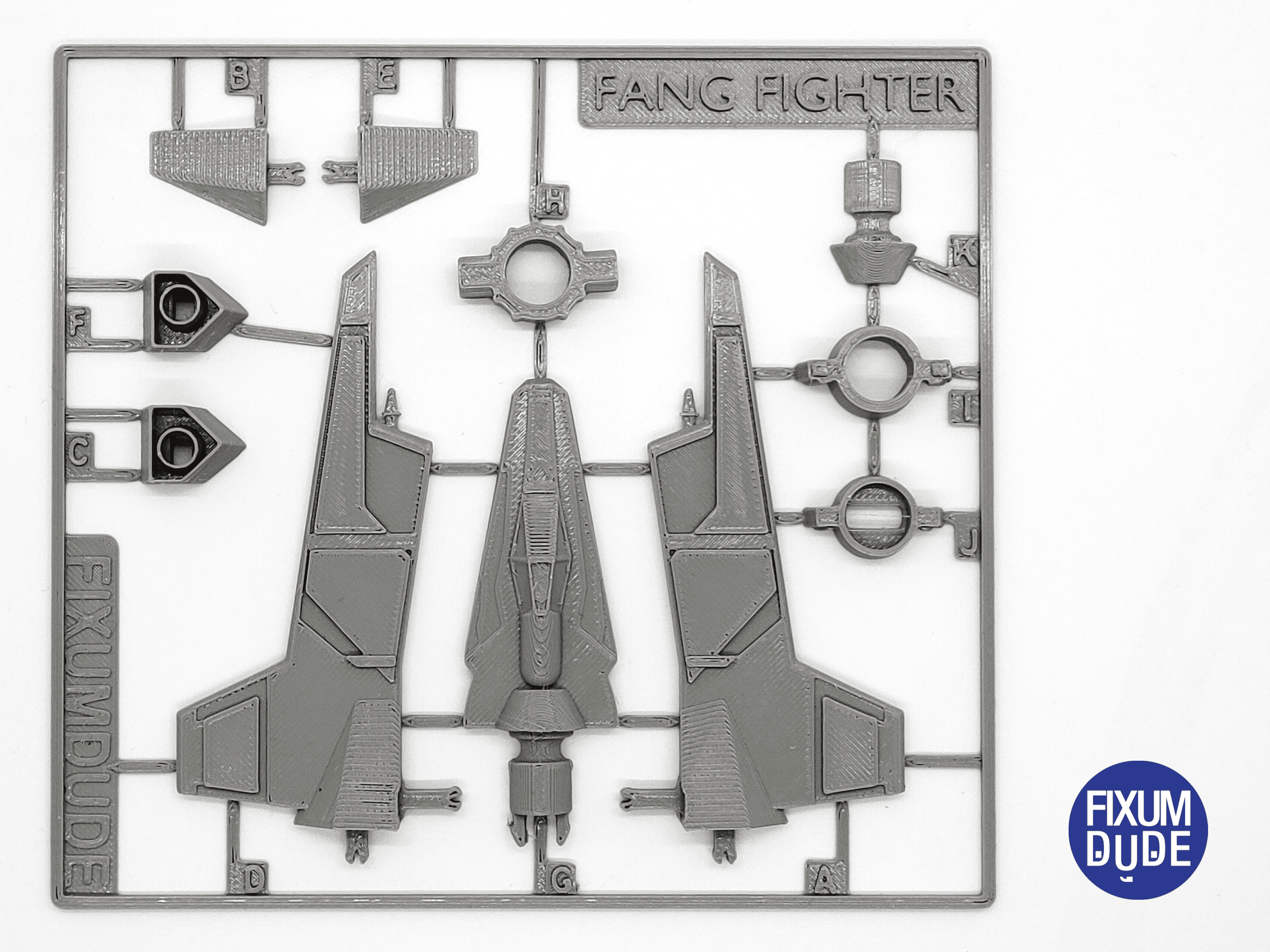 Star Wars Fang Fighter Kit Card 3d model