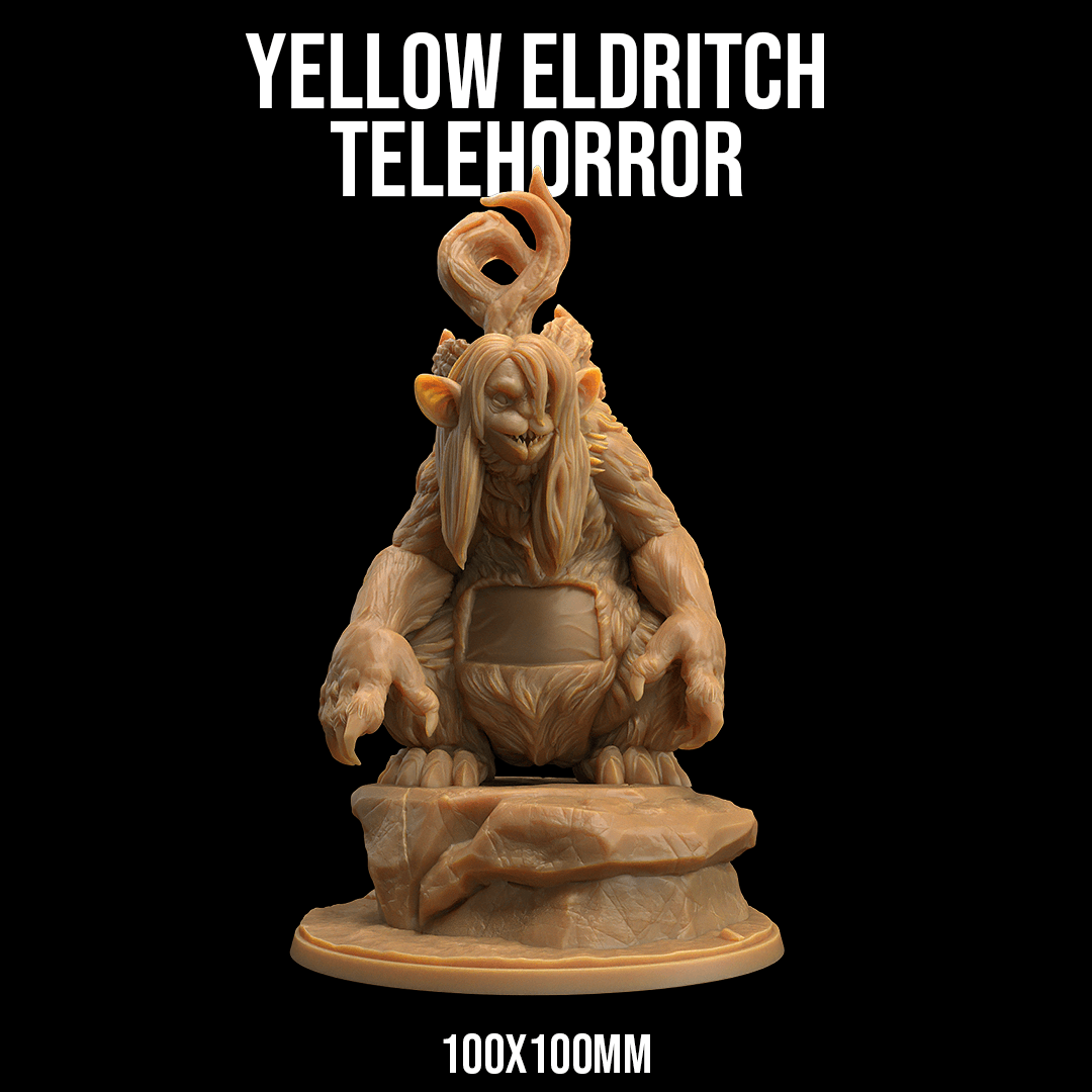 Yellow Eldtritch Telehorror 3d model