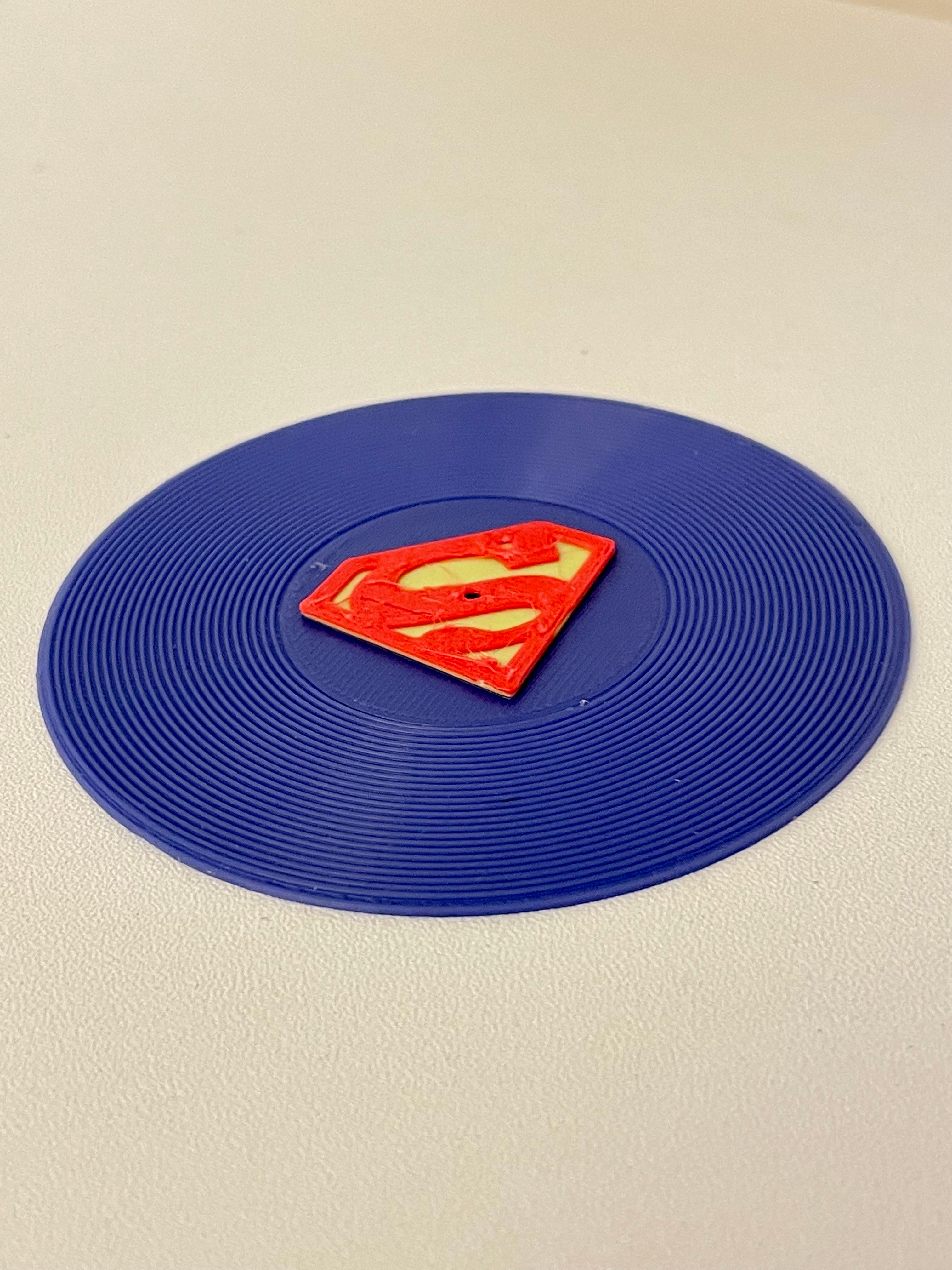 Superman Mini Record 3d model