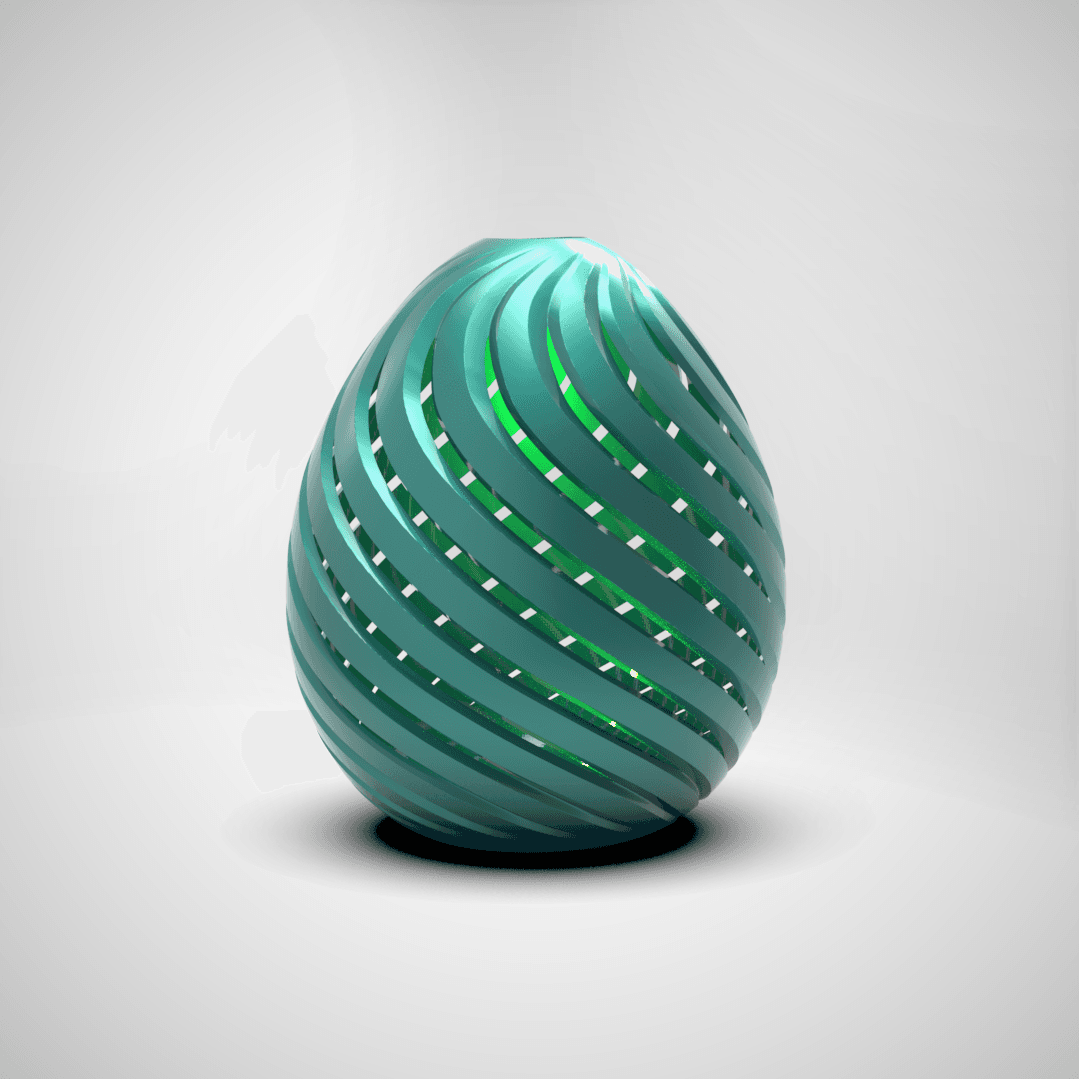 Egg Tealight Cover -*Breezy* 3d model