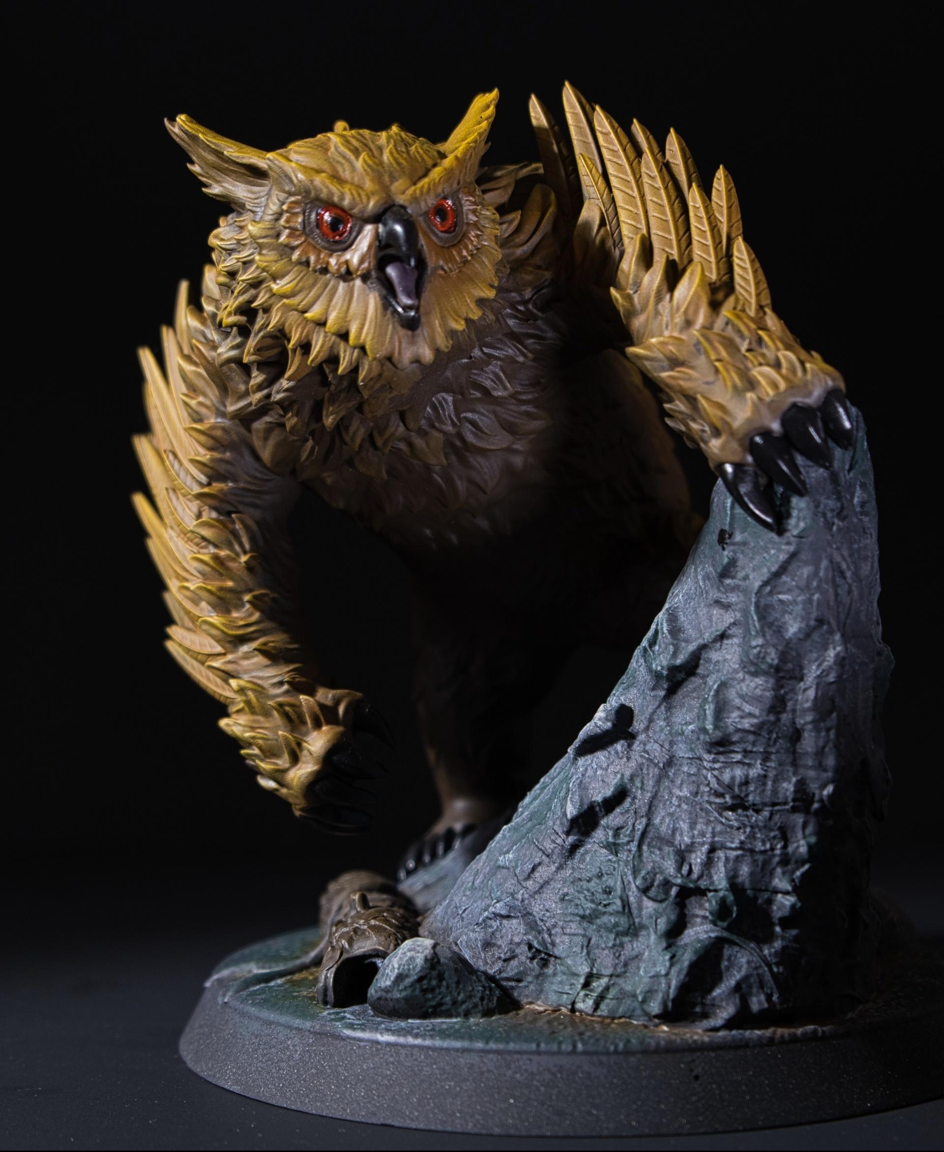 Owl Beast (Pre - Owl Beast 
Printer: Elegoo Saturn
Resin: Siraya Tech Fast Navy Grey - 3d model