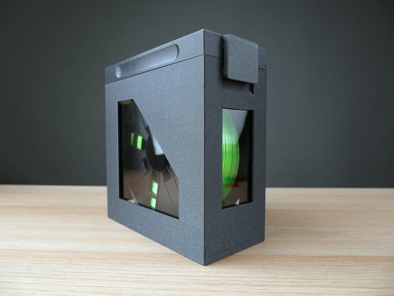 Mihai's DryBox - Assembled box with filament - 3d model