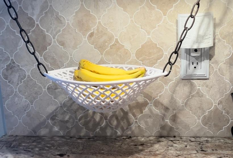 Hanging Fruit Basket - STL Files 3d model
