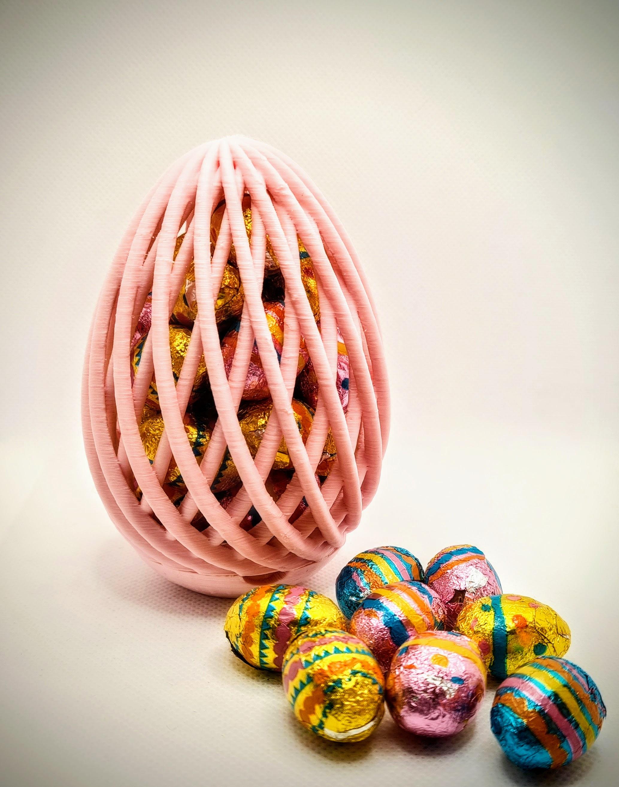 Spiral (Easter) Egg Box - Easy Print, No Supports 3d model