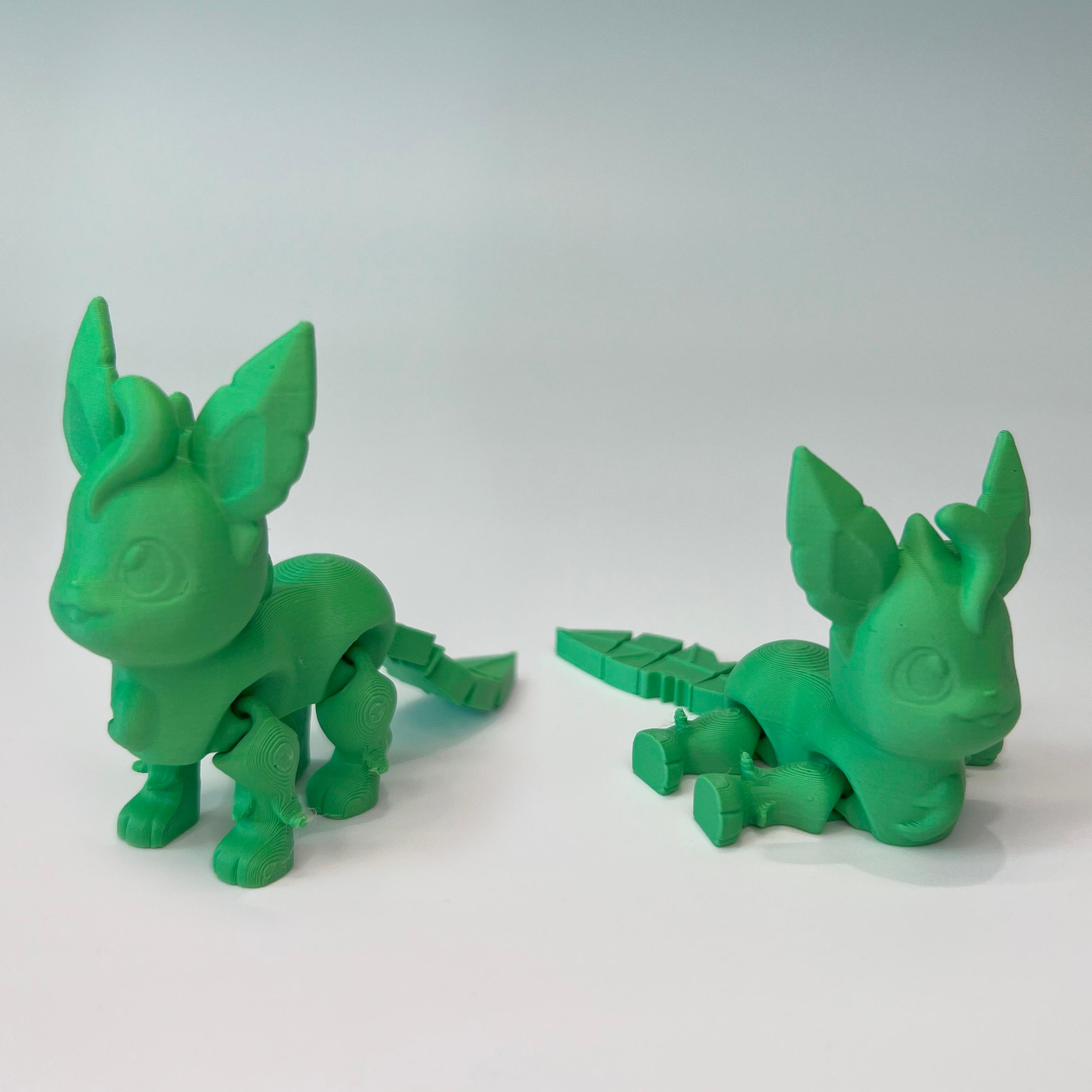 Flexi Leafeon (Easy Print No Supports) 3d model