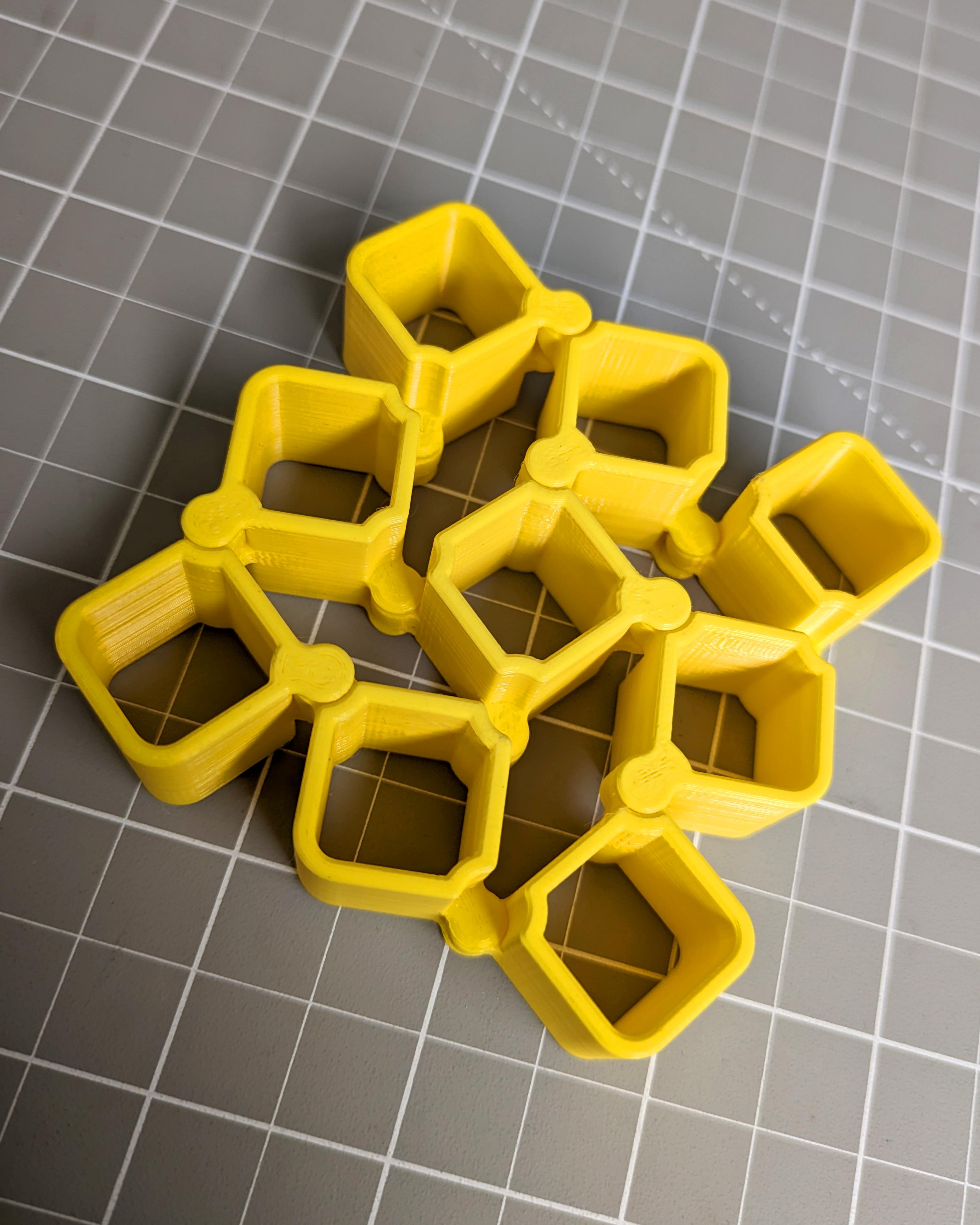 Auxetic Cubes // 20mm 3x3 rounded Fidget Toy 3d model