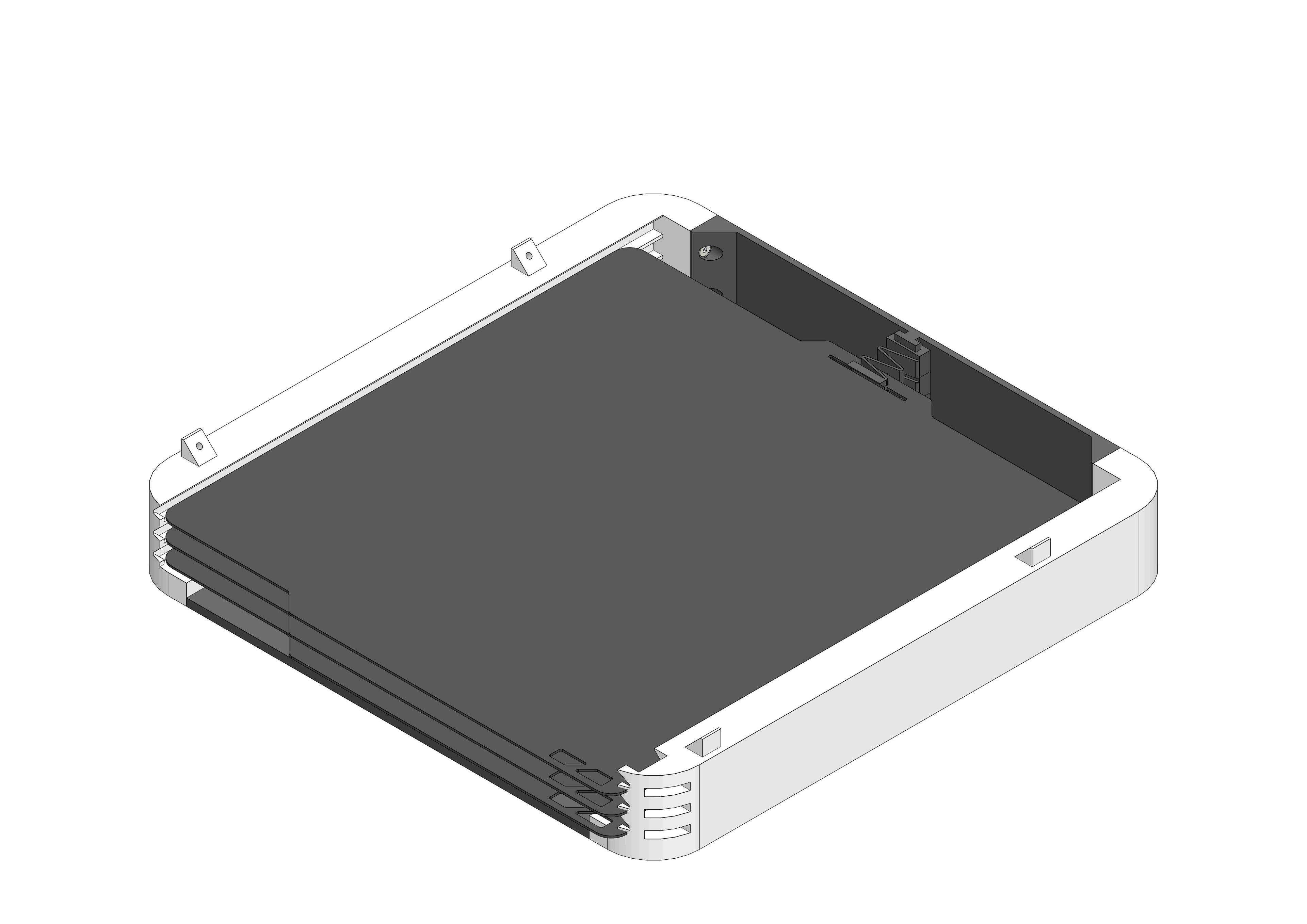 [BaBo] plate module 3d model