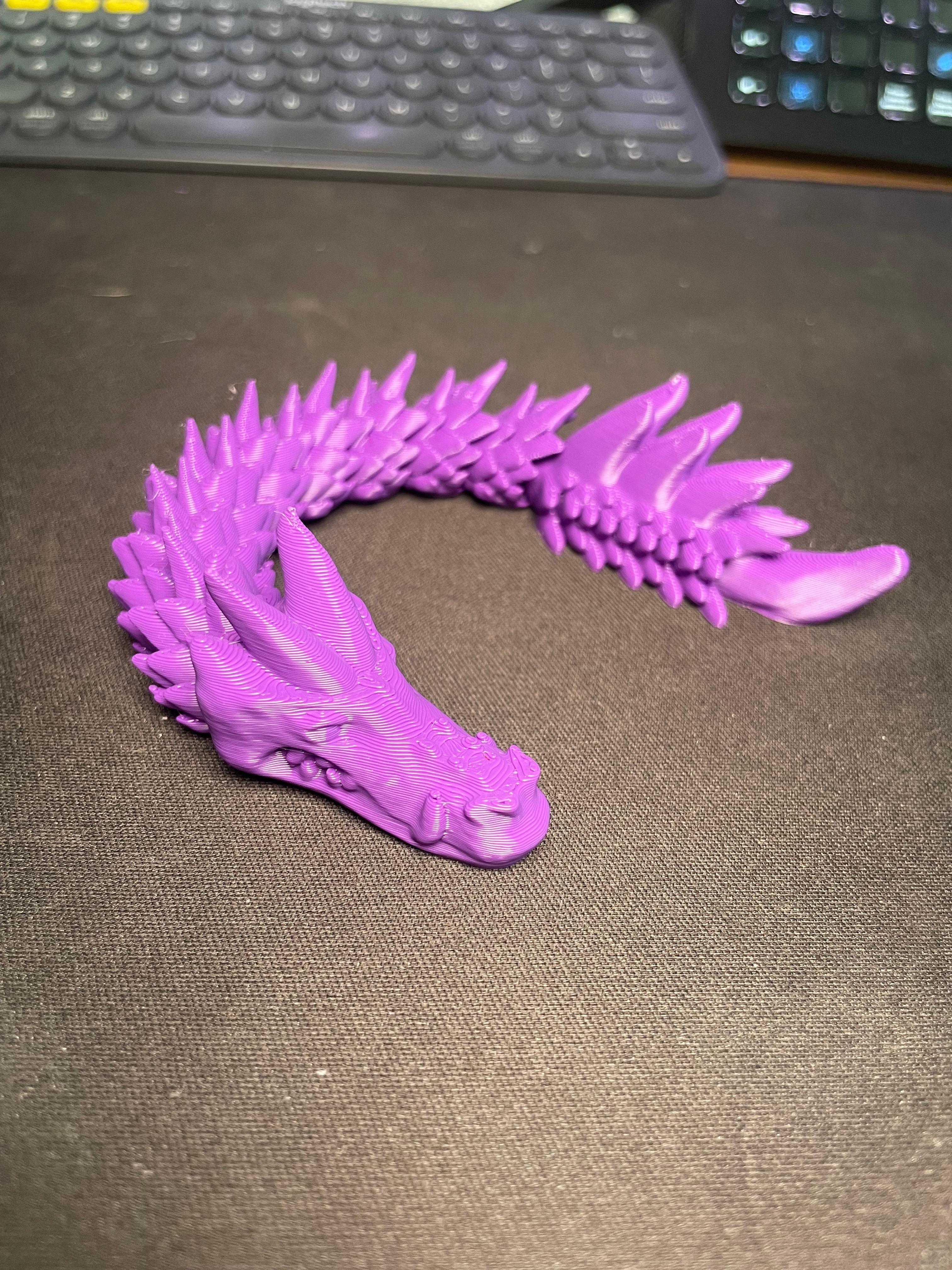Slinky Fidget Dragon 3d model