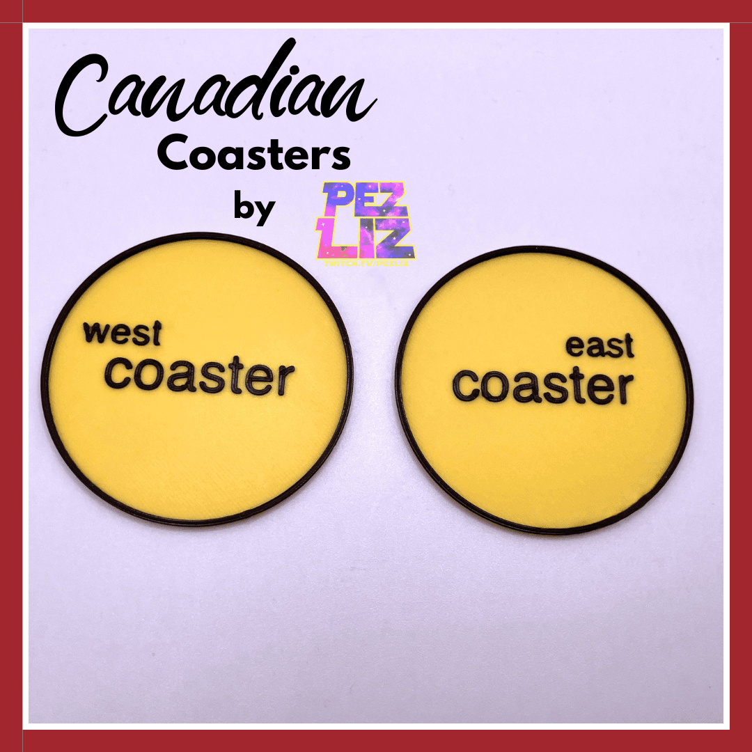 Real Canadian East and West Coasters 3d model
