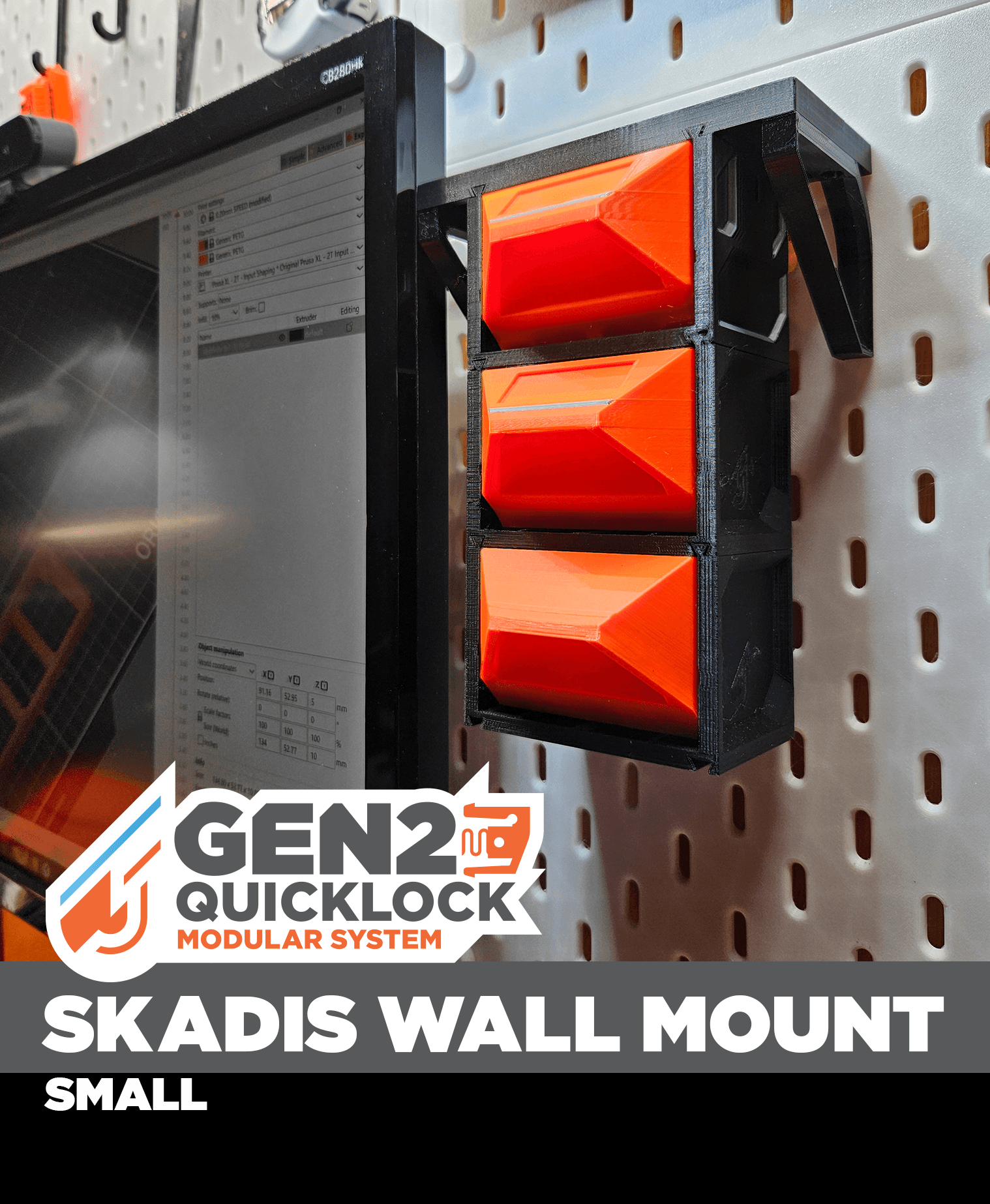 GEN2 Skadis Wall Mount 3d model