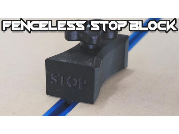 Fenceless Stop Block 3d model