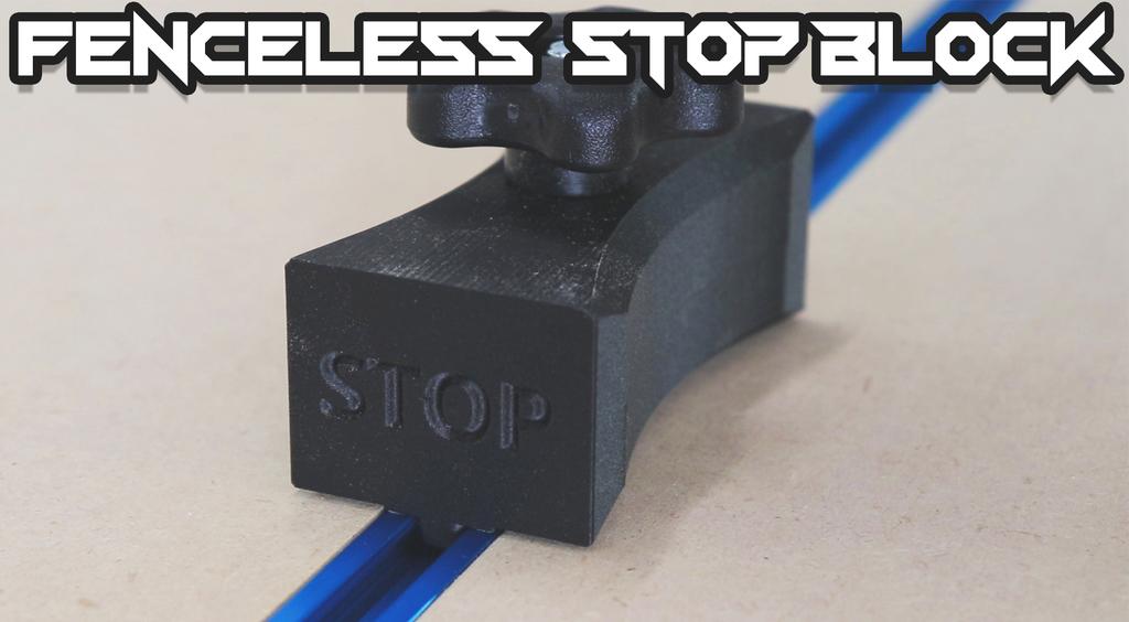 Fenceless Stop Block 3d model