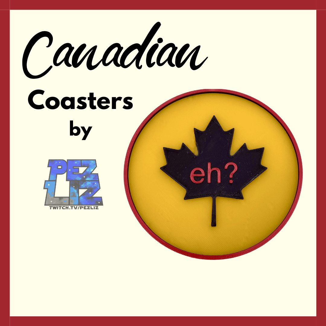 Canadian, Eh? Coaster 3d model