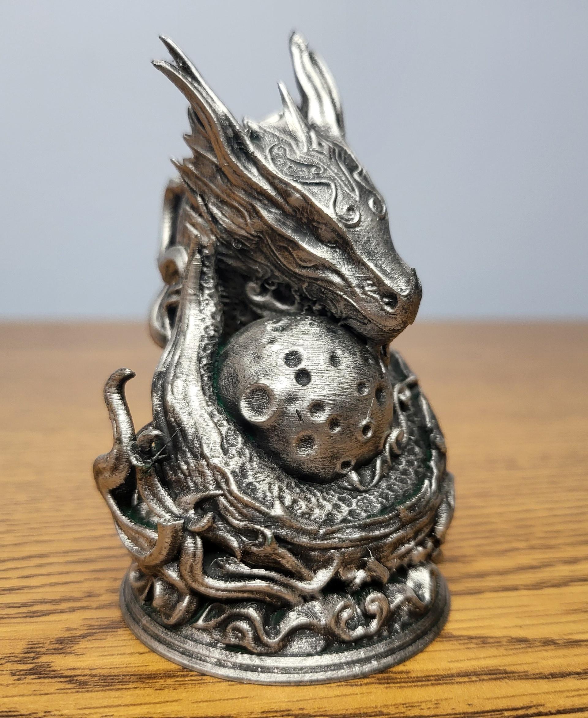 Moon Dragon bust - (Pre-Supported) - Beautiful model! - 3d model