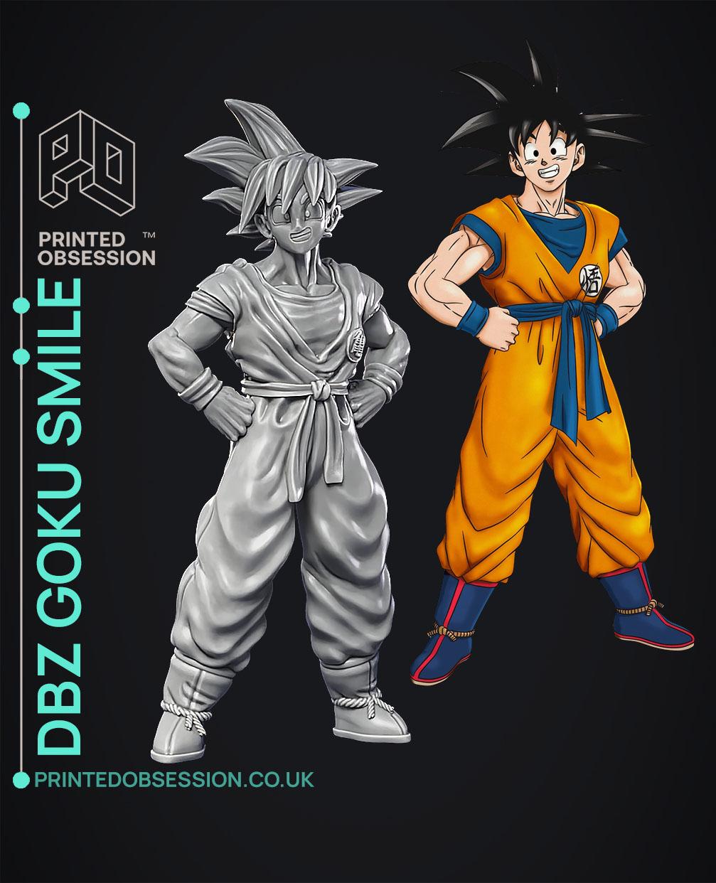 Goku Smiling - Dragon Ball Z - Fan Art 3d model