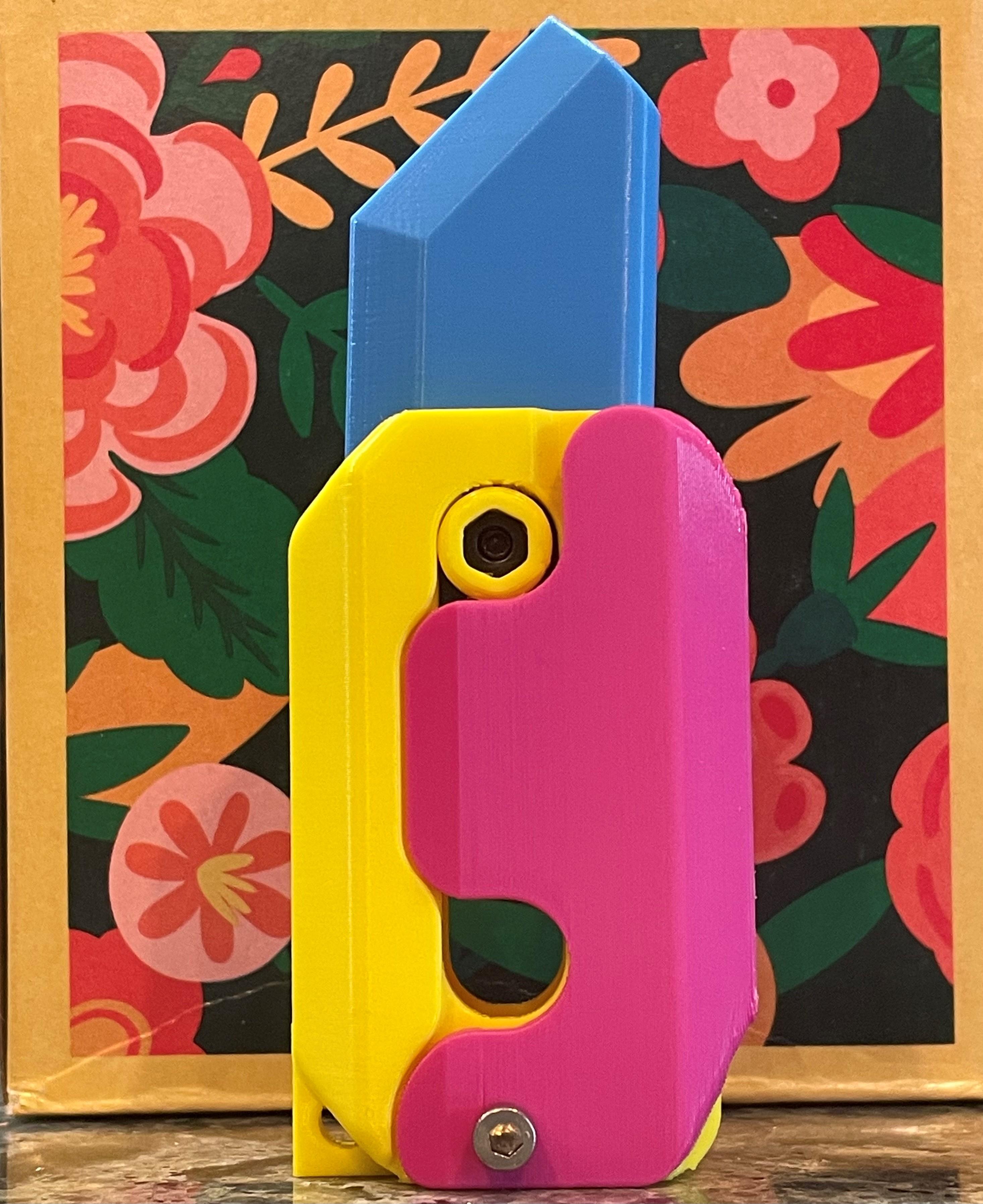 TikTok Gravity Knife Fidget Toy 3d model