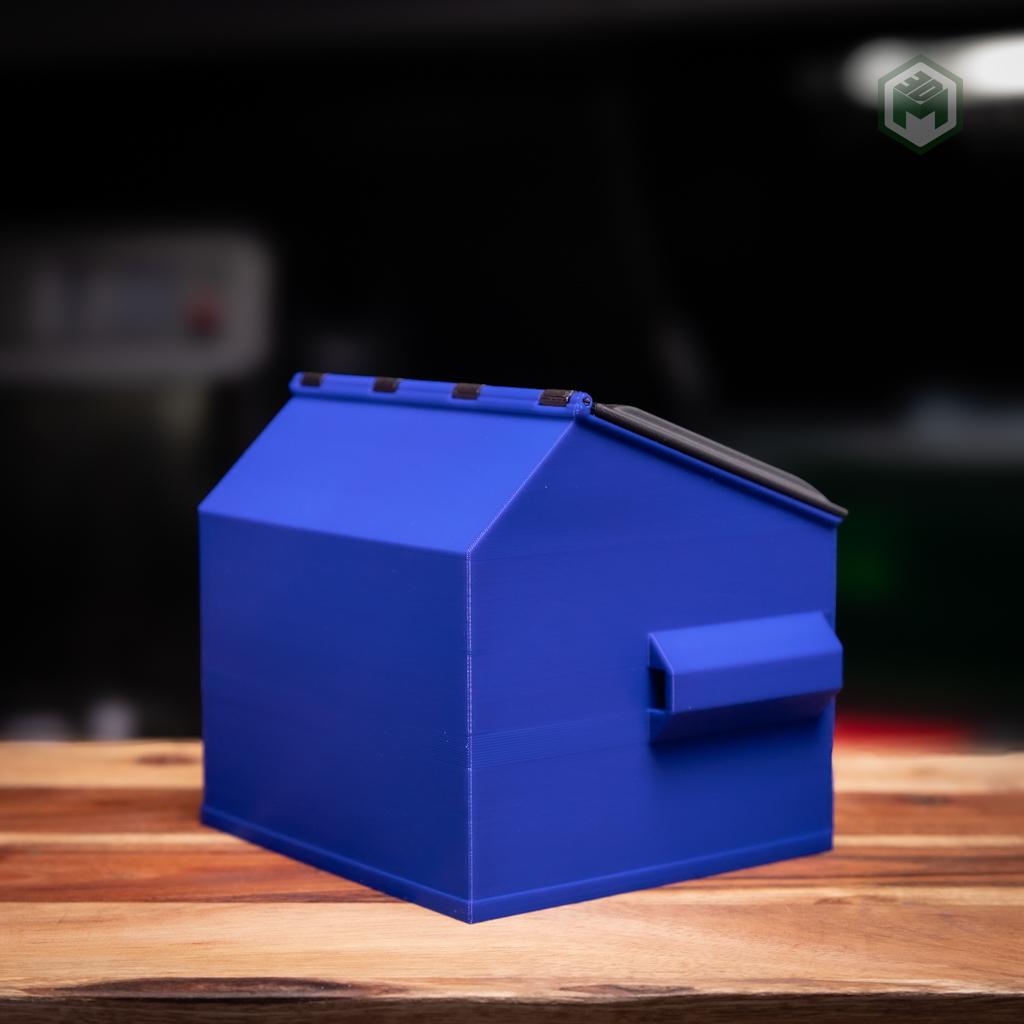 Mini Realistic Dumpster Organizer / Bin 3d model