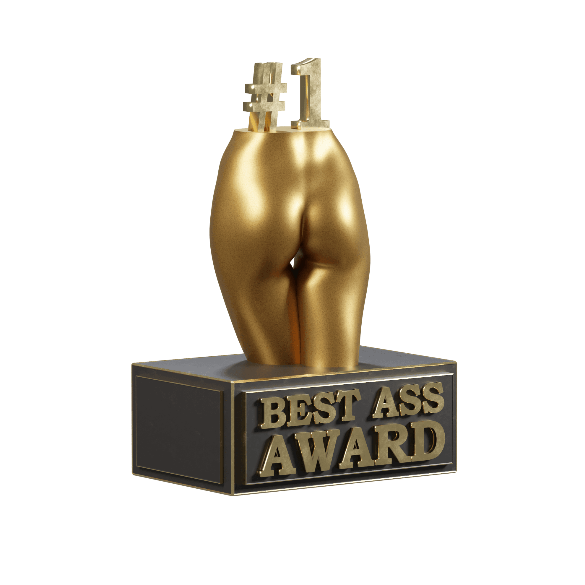 Best Ass Award 3d model