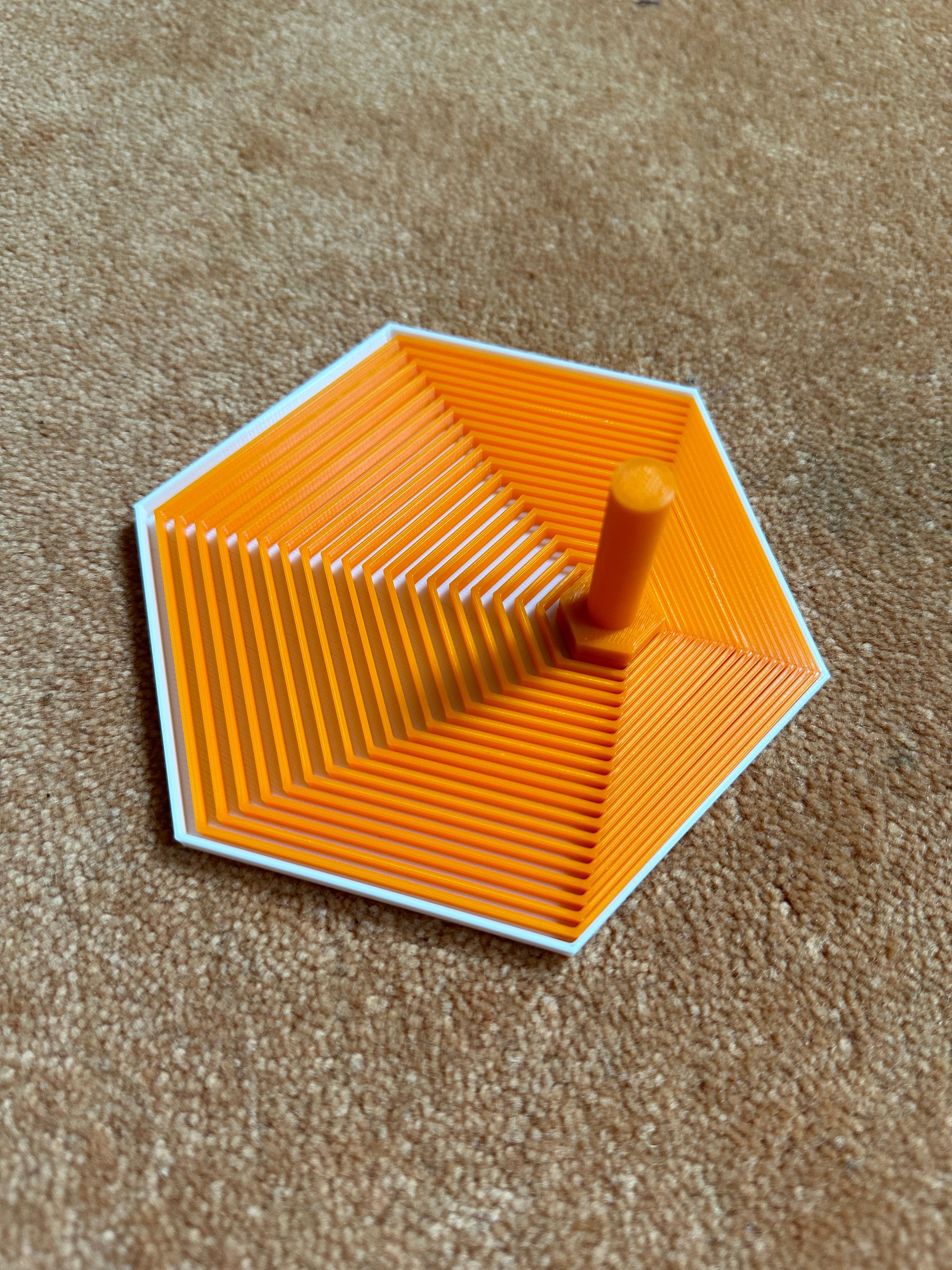 Hexagon Magnetic Fidget Toy 3d model