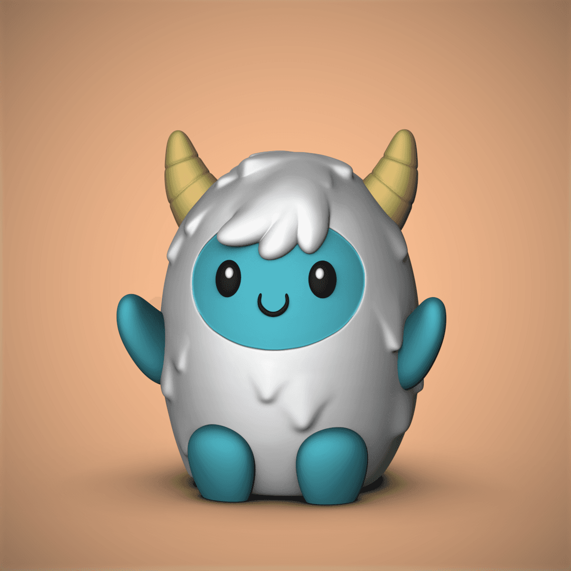 Baby Yeti Container 3d model