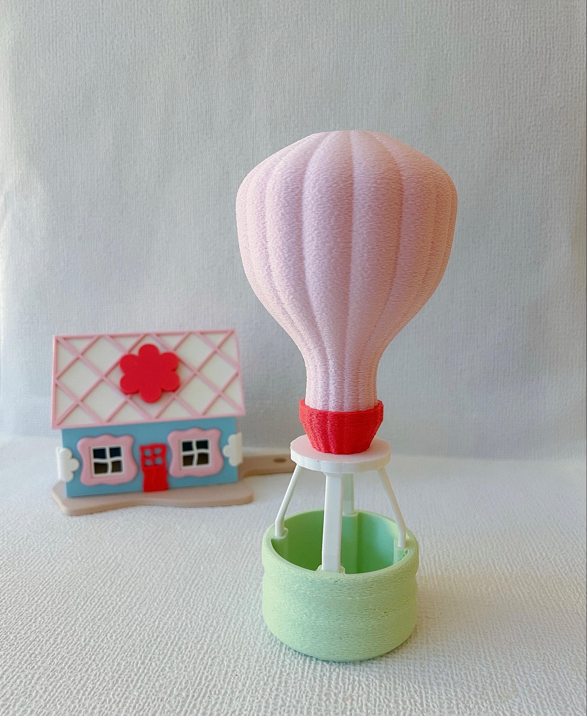 Hot air balloon 2.1 - let's fly to the sky with this cute hot air balloon!
Polymaker filament. - 3d model