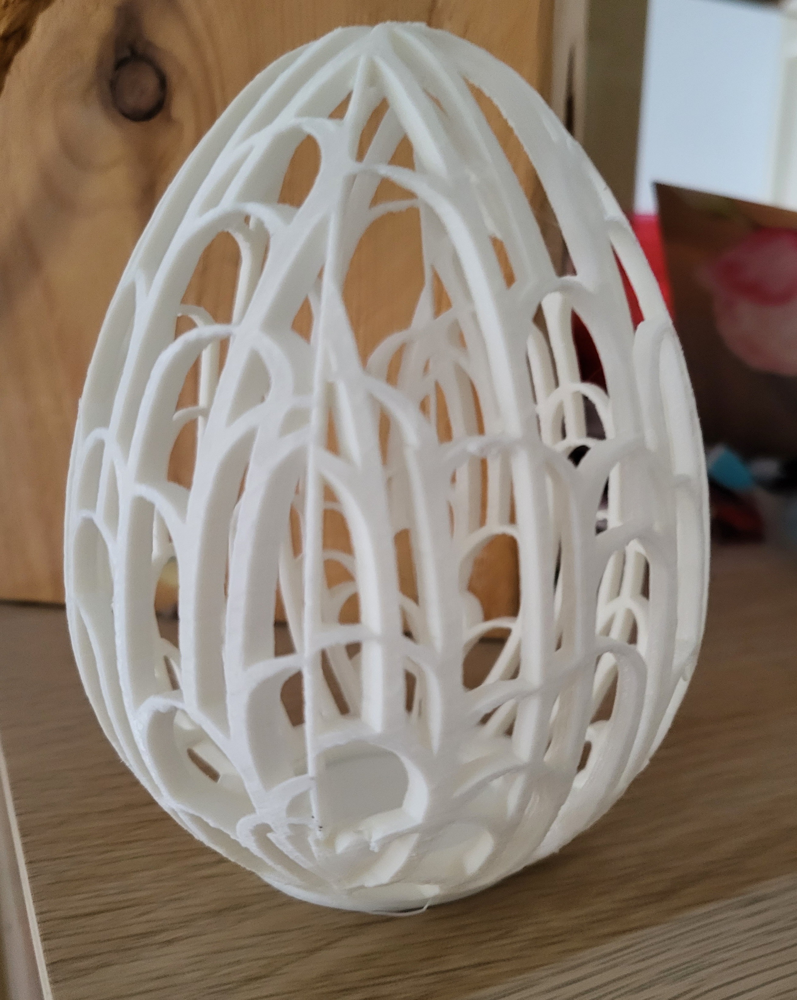 Large Patterned Easter Egg Box - Ready after about 15 hrs of printing. Now I need to paint it.  - 3d model