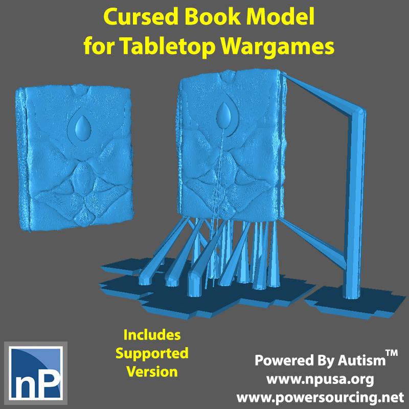 Modern Marvels - Cursed Book 3d model