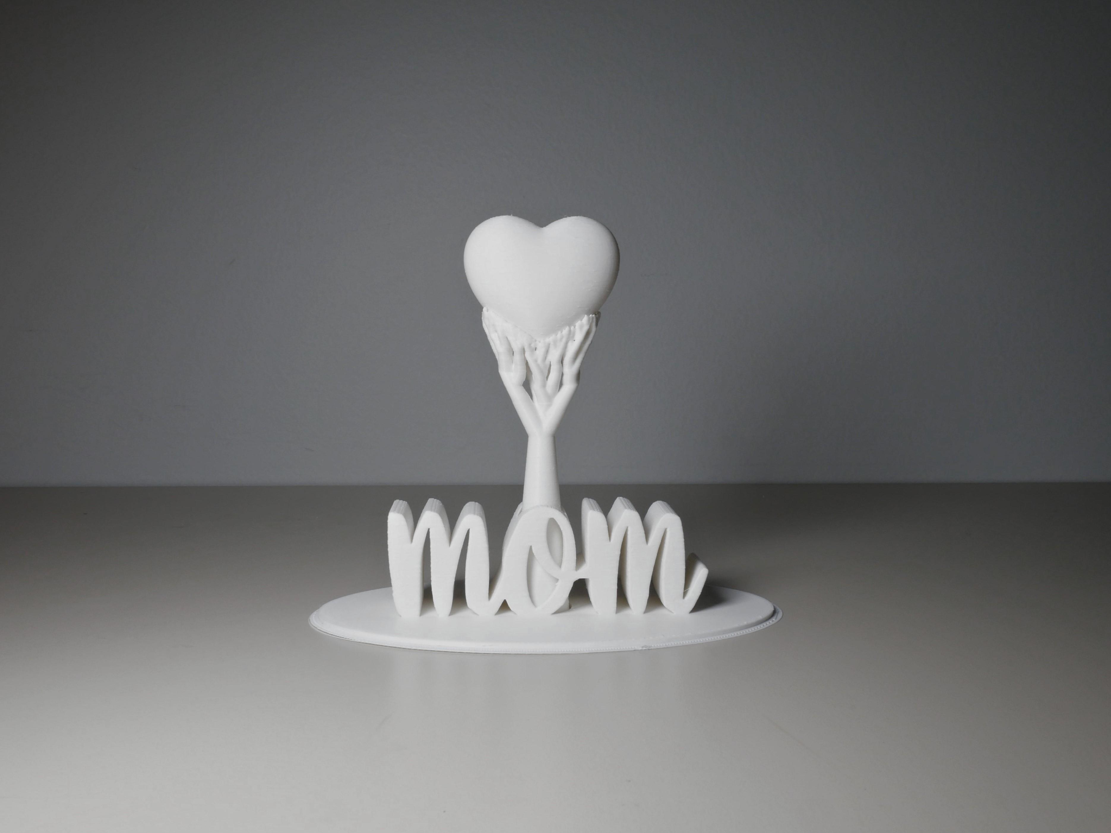 Mom Heart Tree 3d model