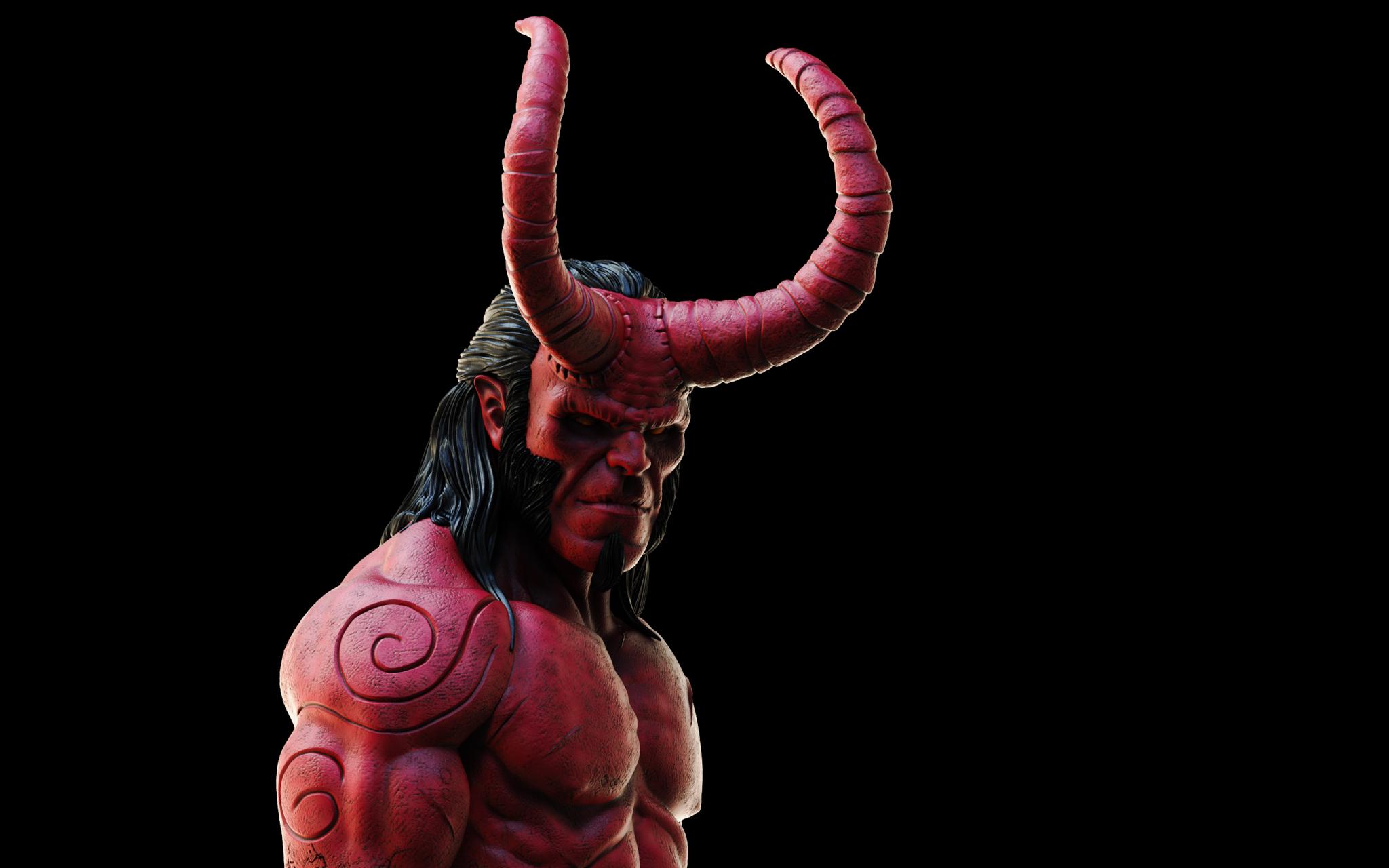 Hellboy bust - (Pre-Supported) *New Release*