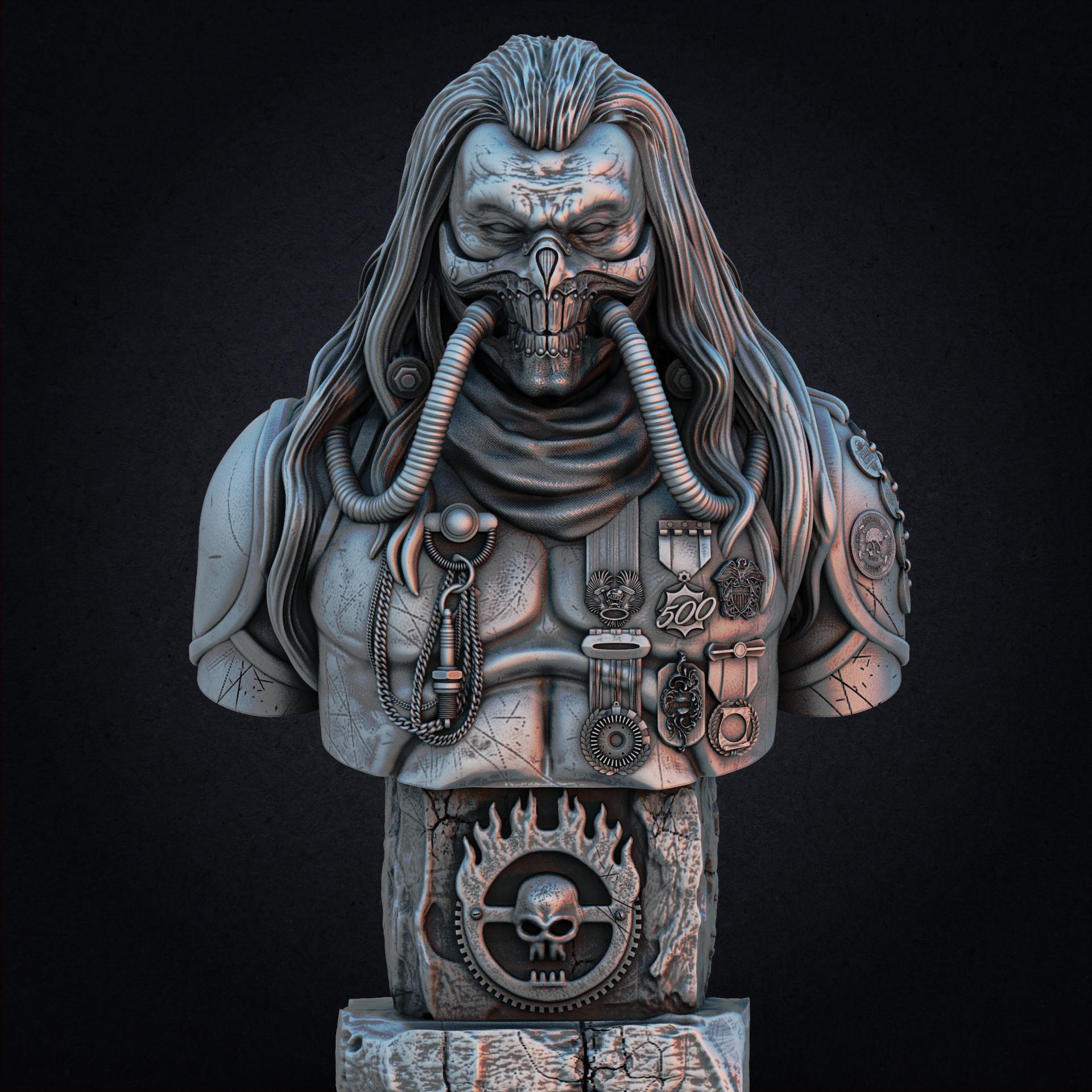Immortan Joe bust - Mad Max (Pre-Supported) *New Release*