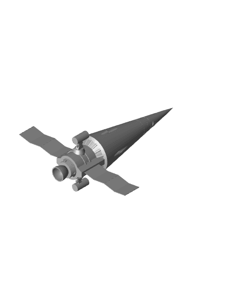 Skimmer Class Light Deep-Space Warship.stl 3d model