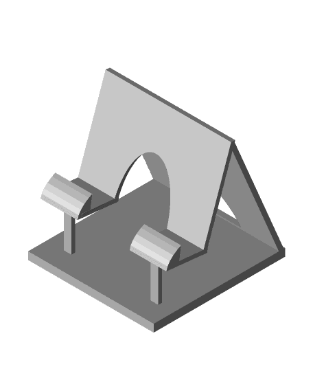 Cool Phone Stand STL 3d model