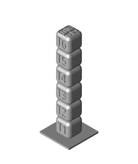  Filament Friday PETG Temperature Tower 3d model