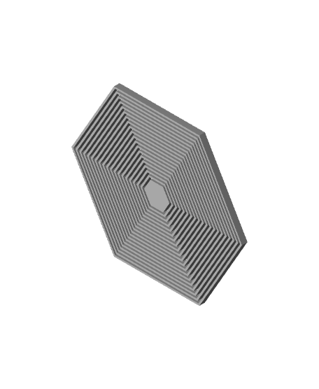 Hexagon Magnetic Fidget Toy 3d model