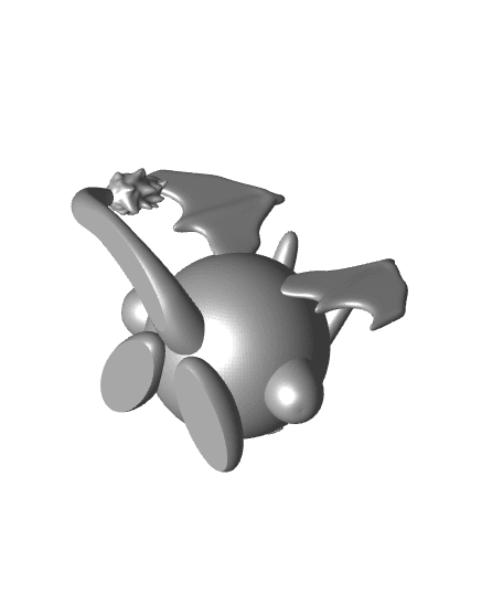 Kirby Charizard 3d model