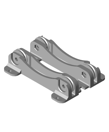 Filament Spool Roller 3d model