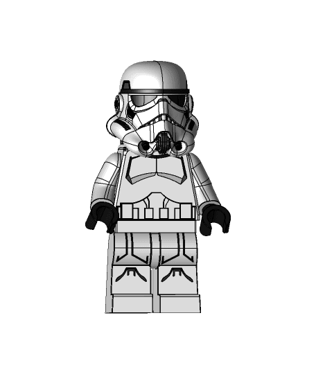 Stromtrooper LEGO.STEP 3d model